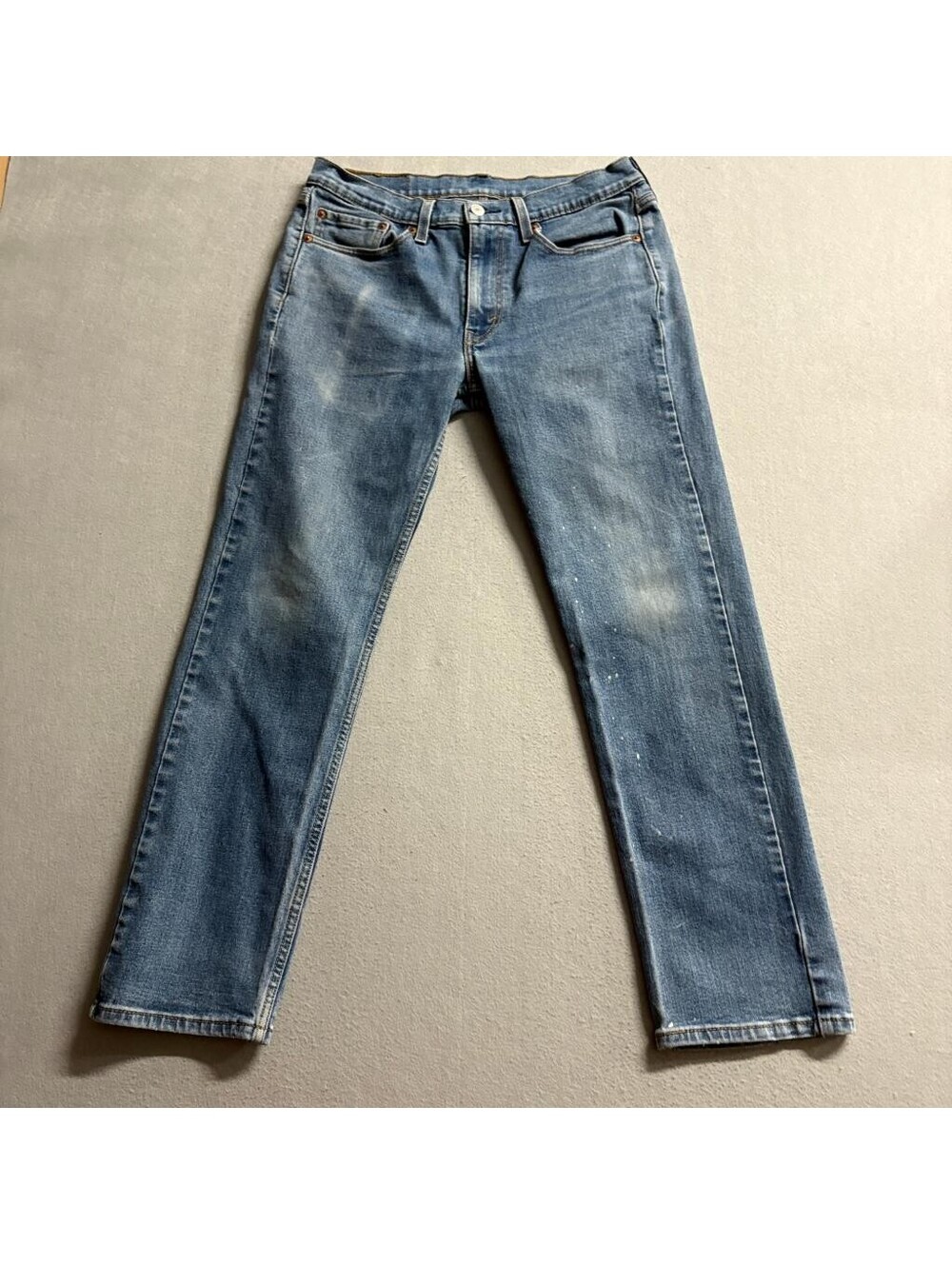 Levis 514 Straight Fit Jeans Mens 32x30 Blue Denim Stretch Pants